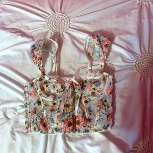 Victoria’s Secret Flower Corset Top